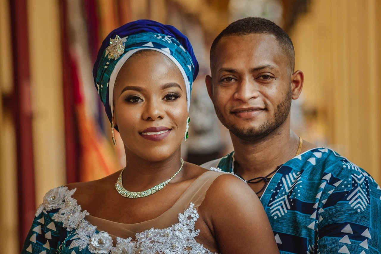 couple, lovers, wedding, afro, africa, love, happy, smile, culture
